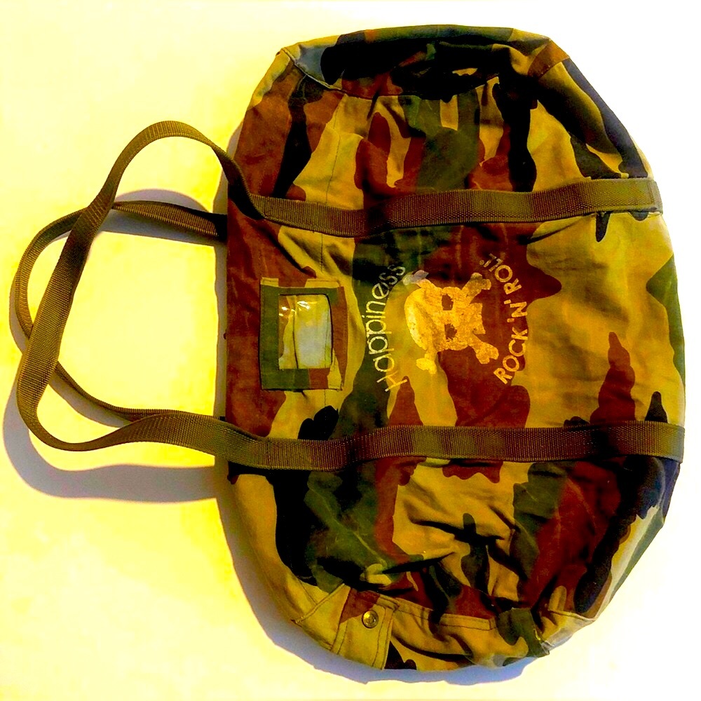 Happiness 10 Camouflage Dufflebag Luggage Weekender CamoMilitary Valentine’s Day